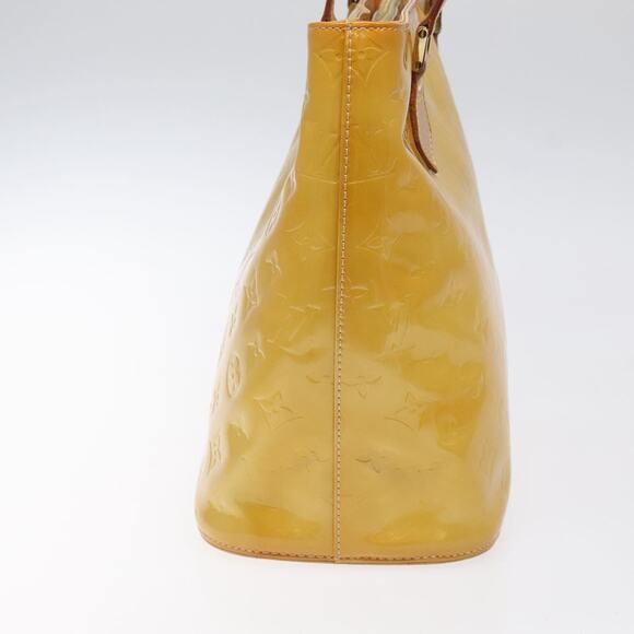 LOUIS VUITTON Monogram Vernis Houston Hand Bag Beige M91004 - Picture 5 of 13